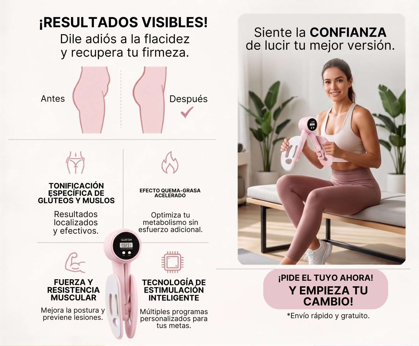 Entrenador Inteligente Contador Digital + Plan de Rutinas